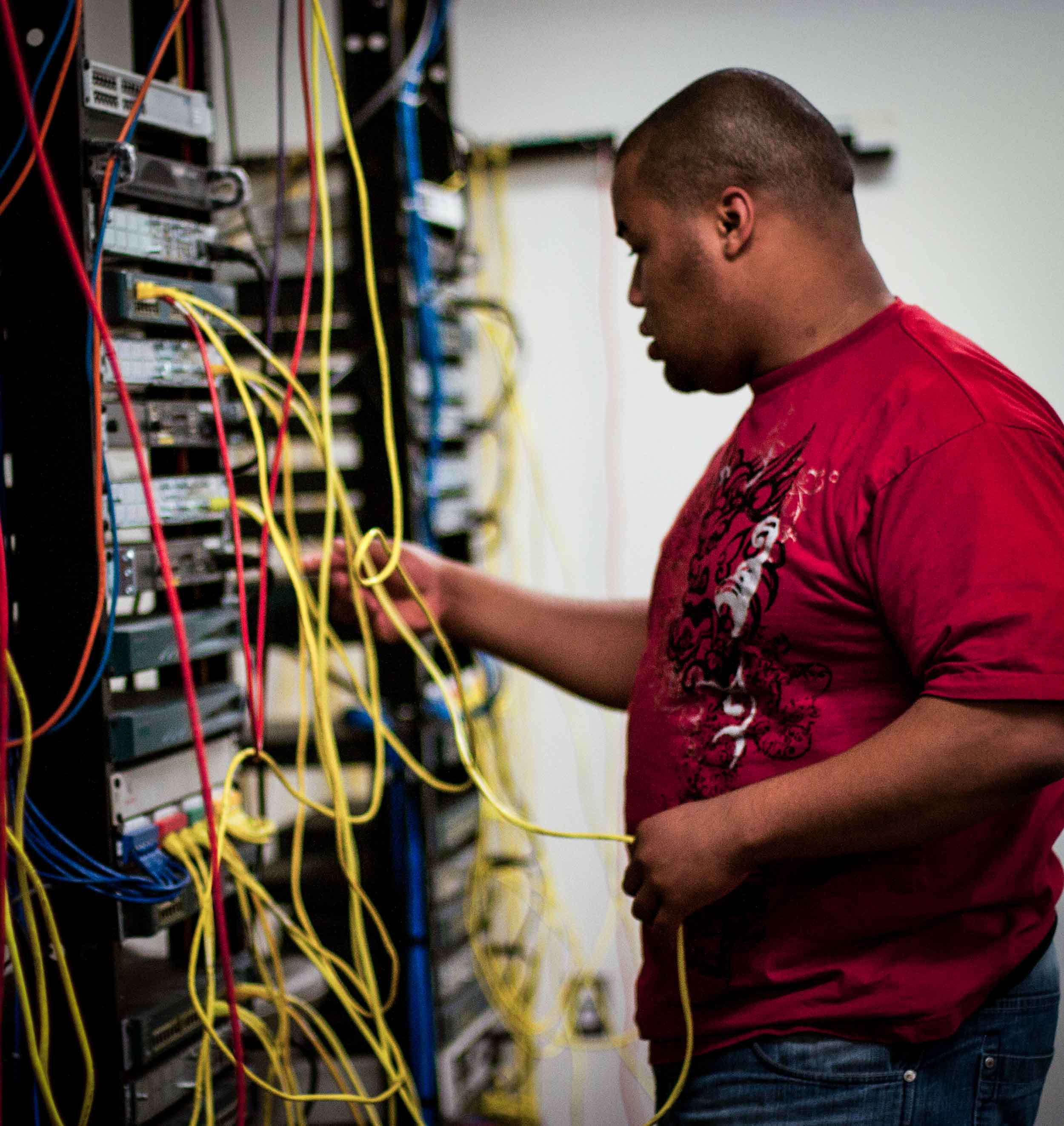 computer networking worker
