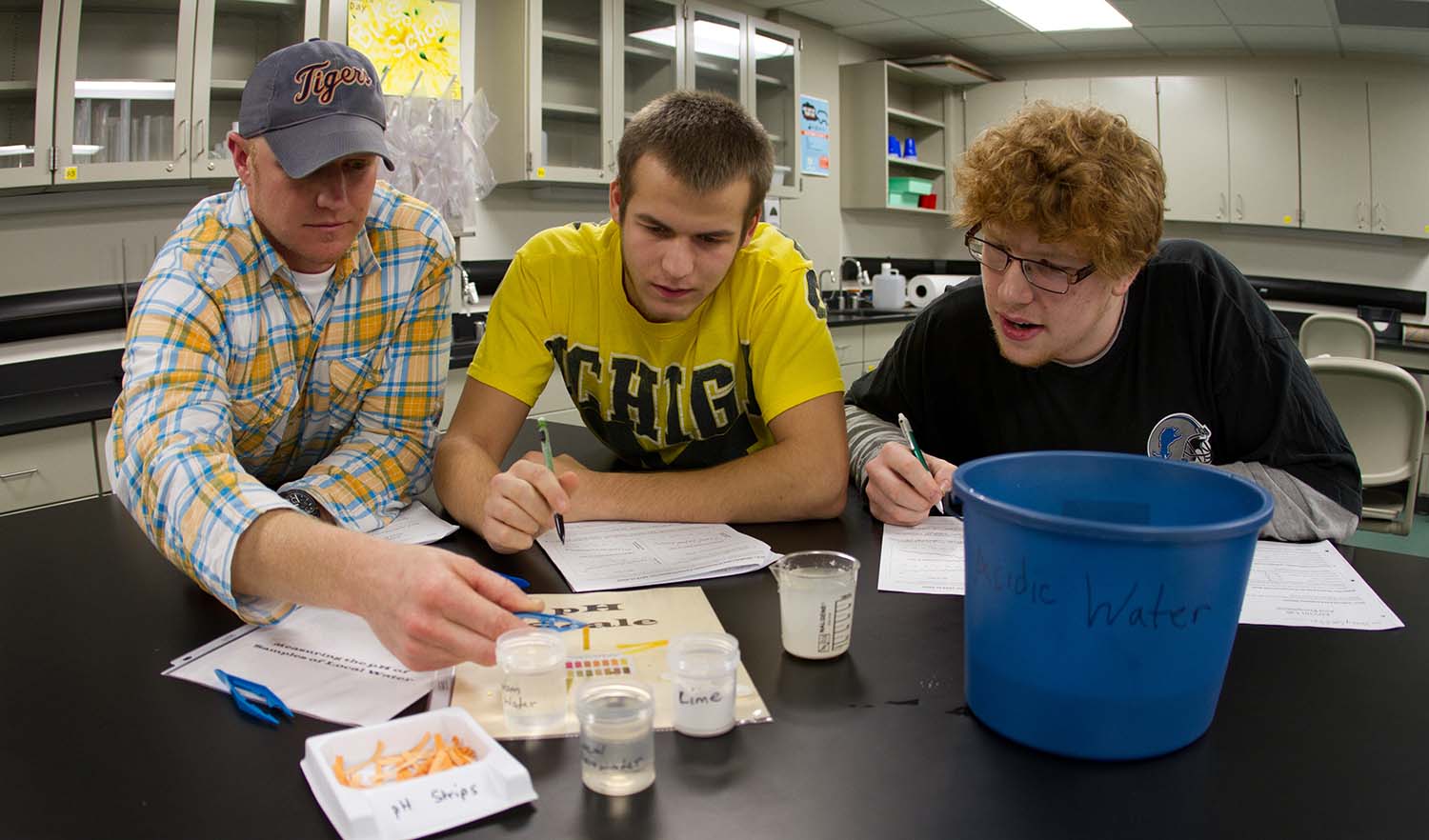 environmental science students