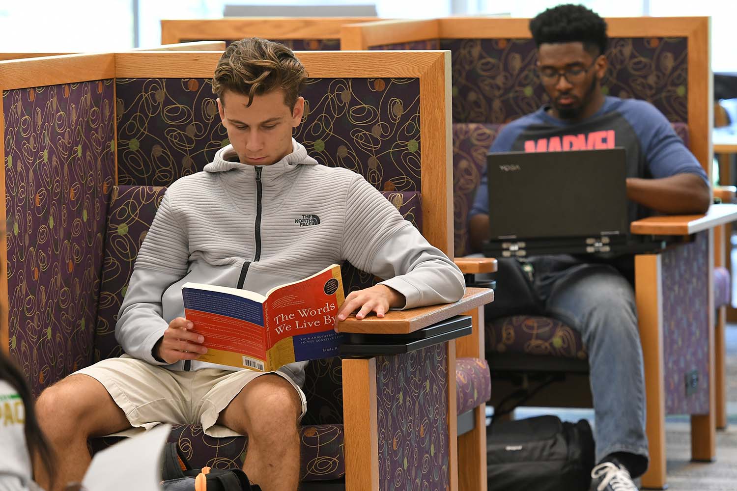 students studying