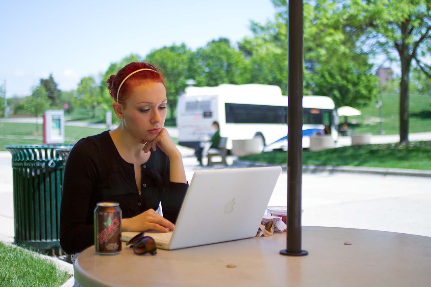 woman at laptop